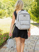 Simply Southern Quilted Lunch Bag-Black Bows