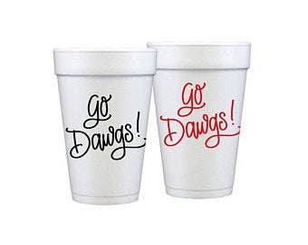Go Dawgs Cups