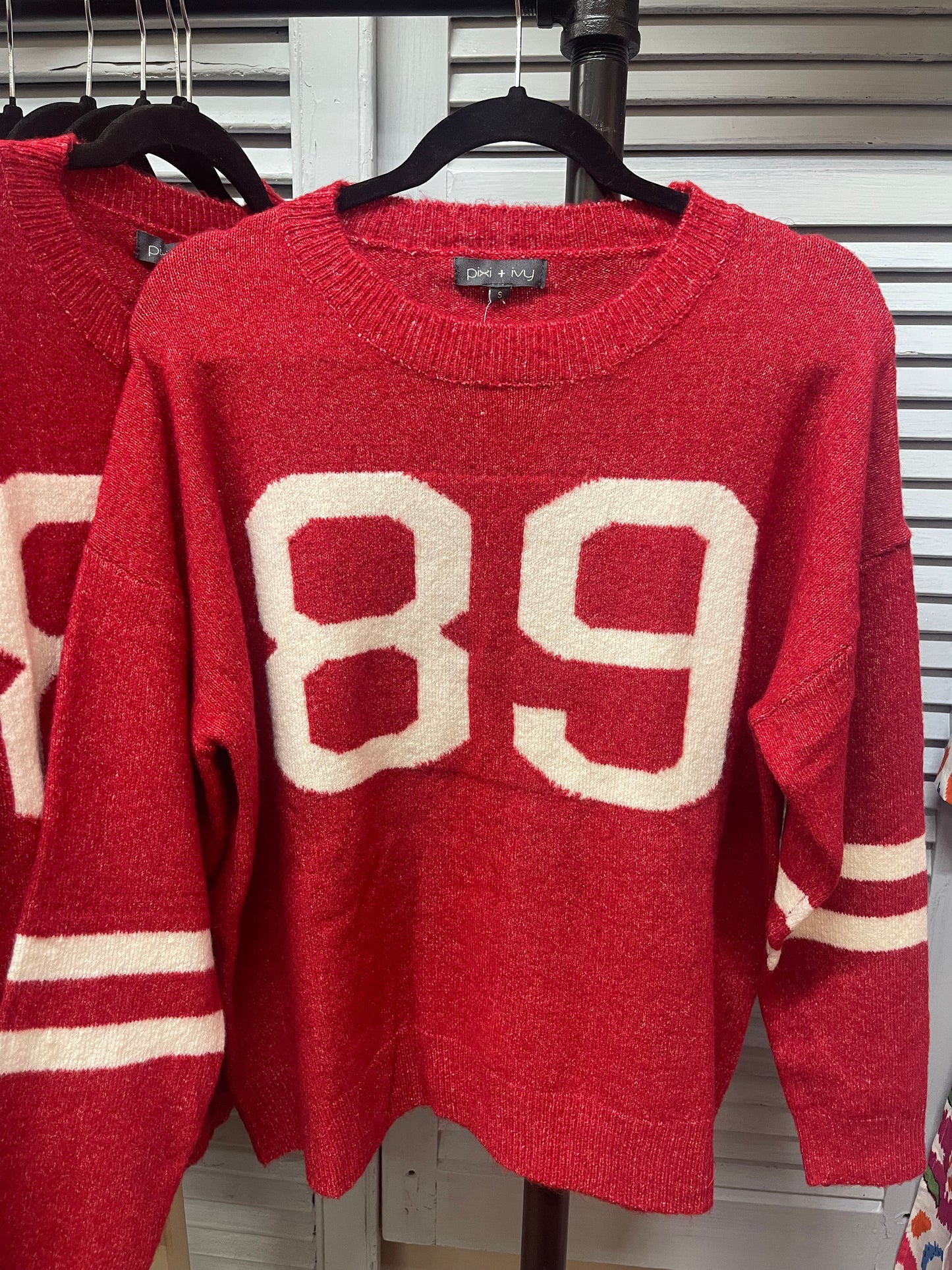 red 89 sweater