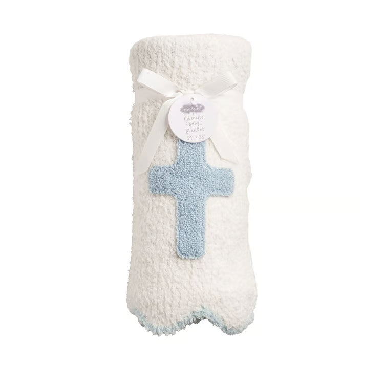 Baby Cross Chenille Blanket