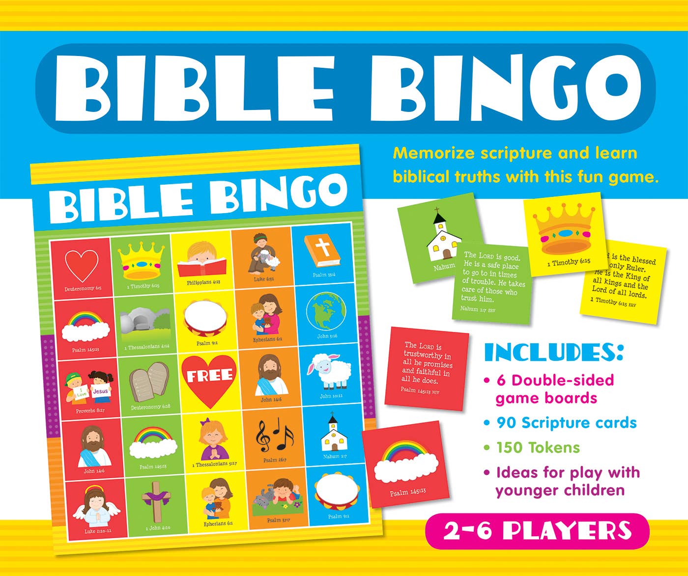 Bible Bingo Board Game