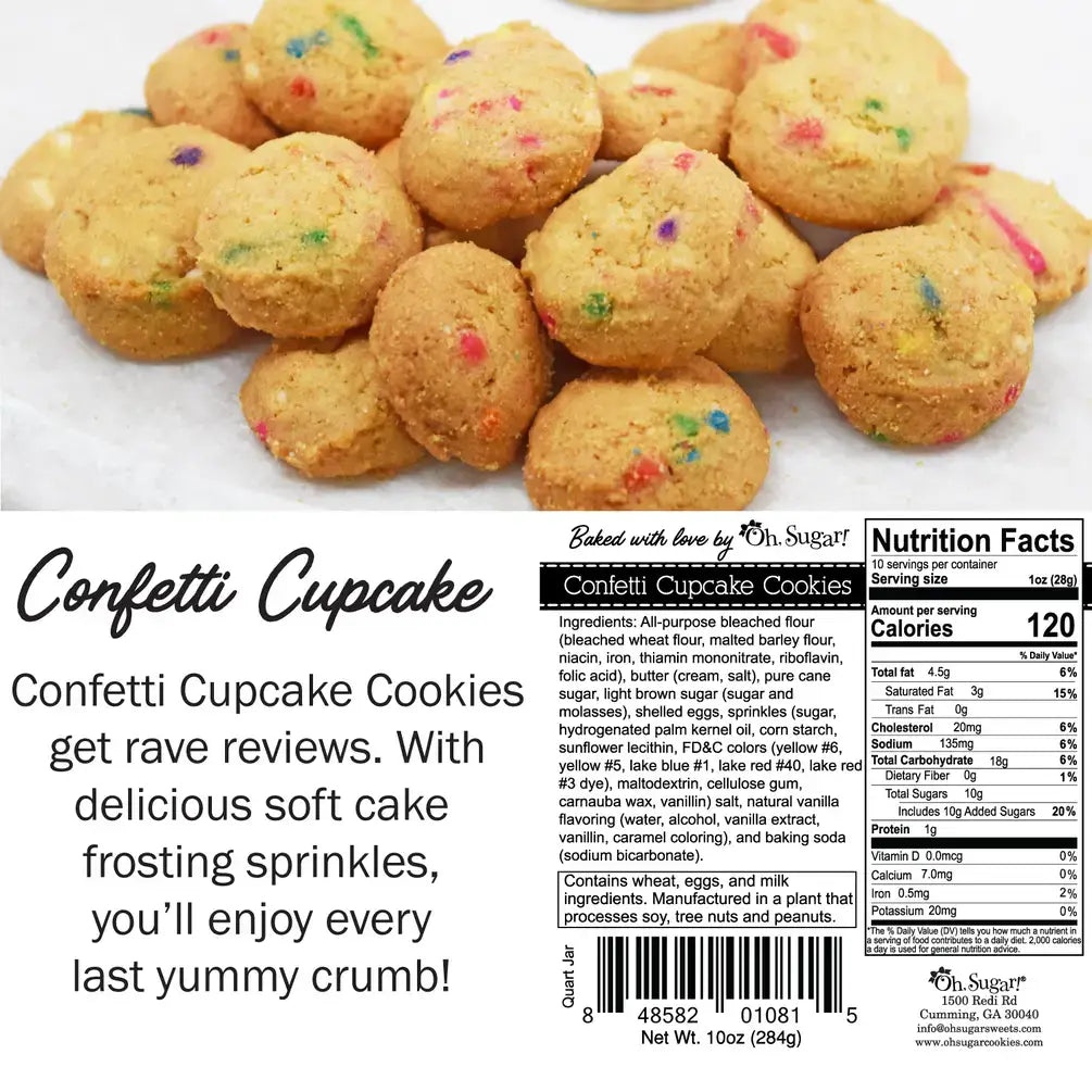 Cookie Quart Jars - Spring