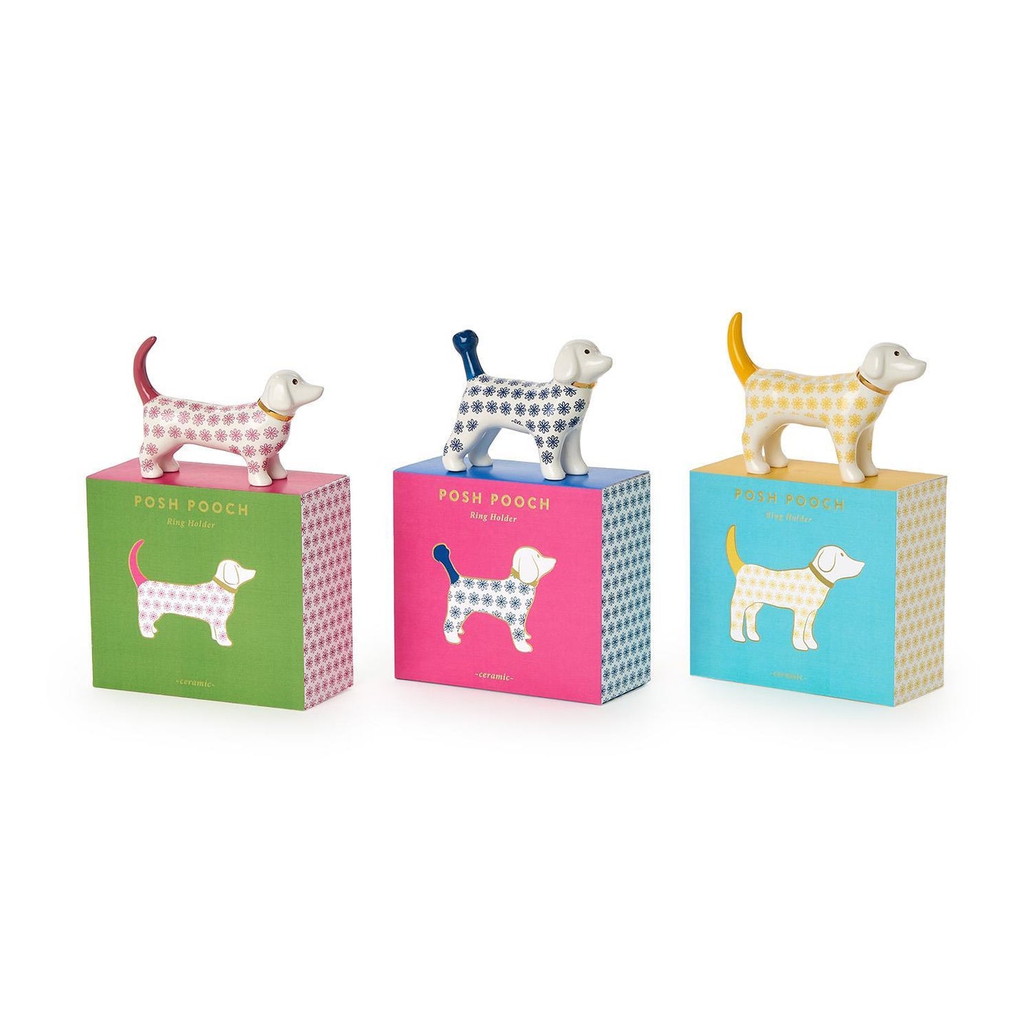 Dog Ceramic Ring Holder