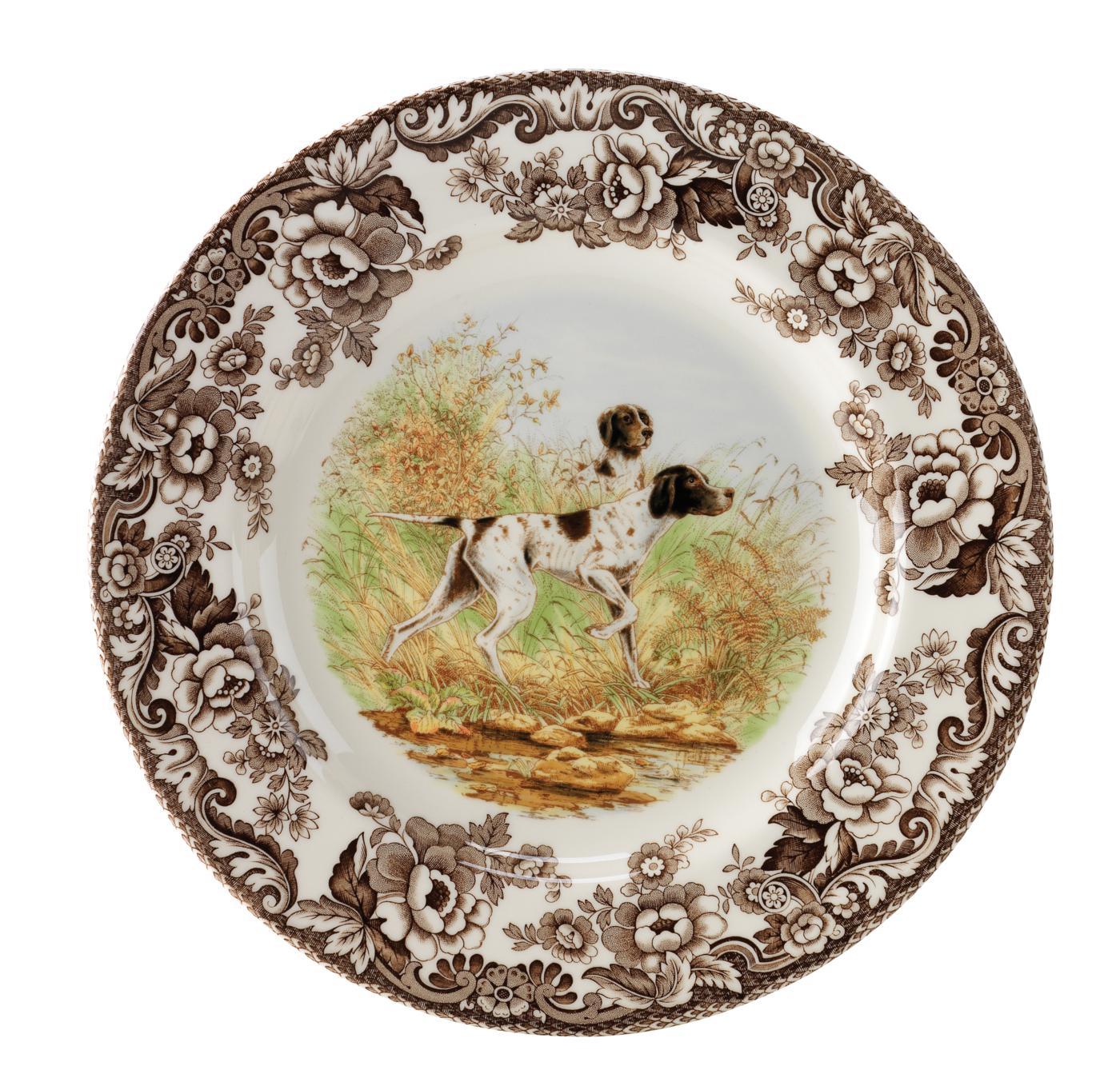 Woodland Dog Salad Plates