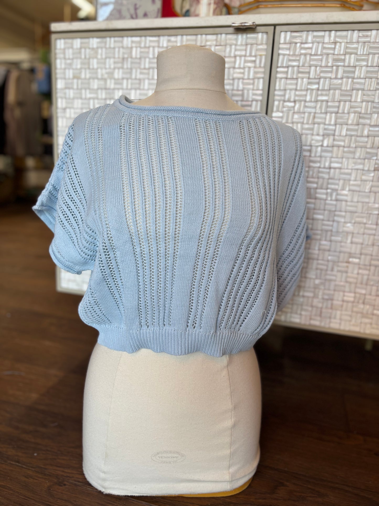 Simply Southern Blue Knit Sweater Top