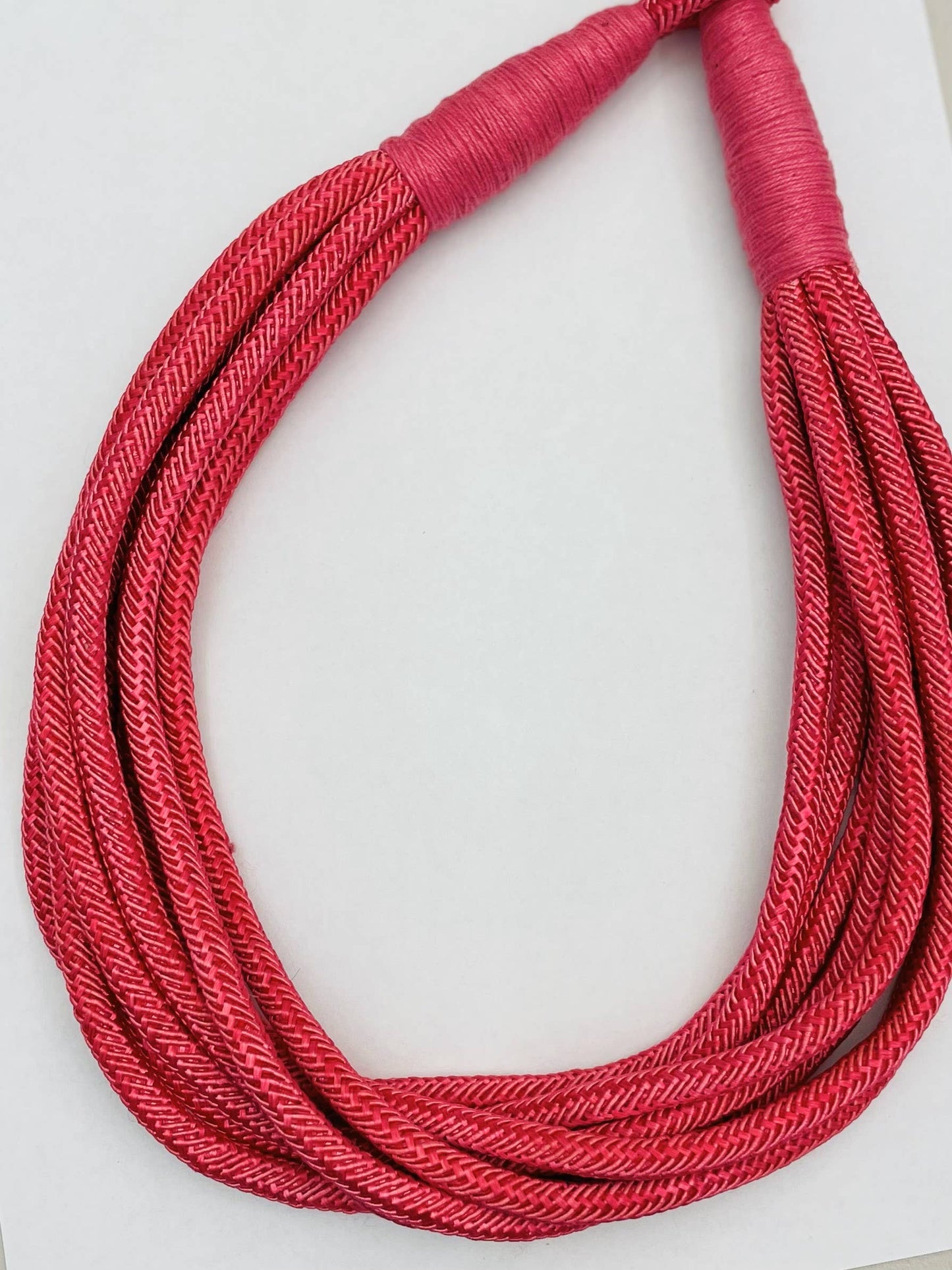 Rope Necklace in Pink