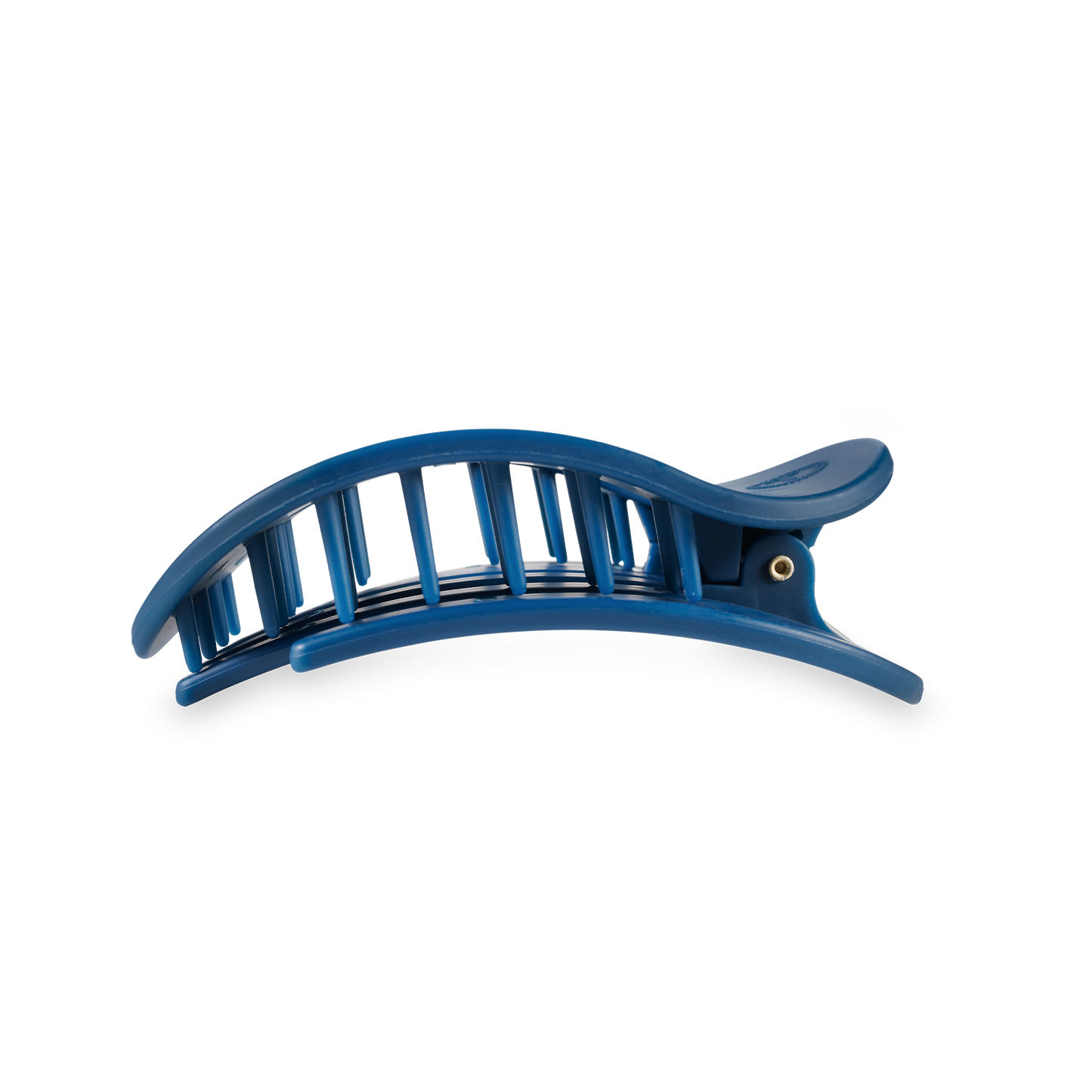 Navy Teleties Flat Hair Clip in Medium