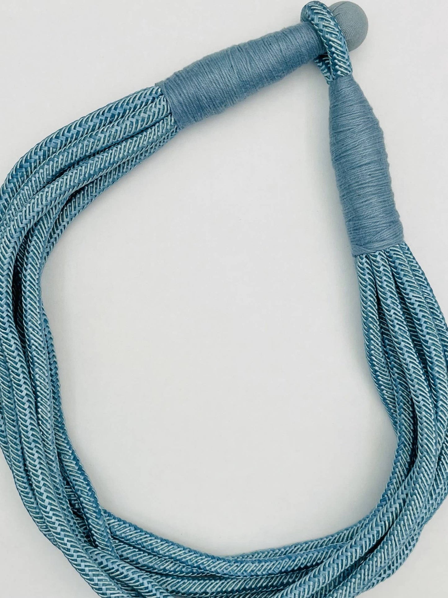 Rope Necklace in Light Dusty Blue