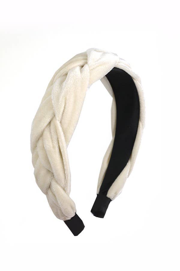 Velvet Braided Headband