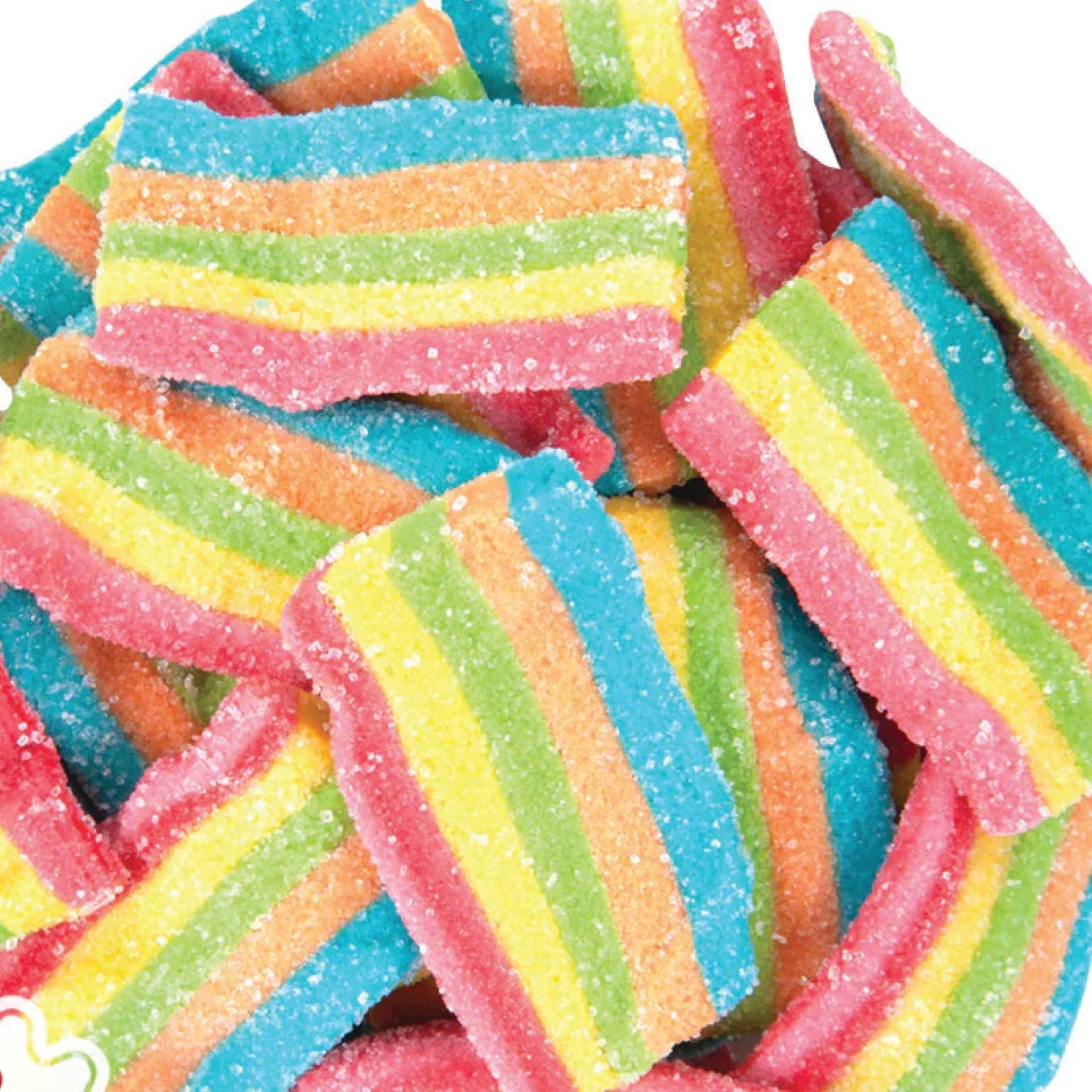 Candy Sugar Stacks - Everyday Sour Rainbow Belt Bites