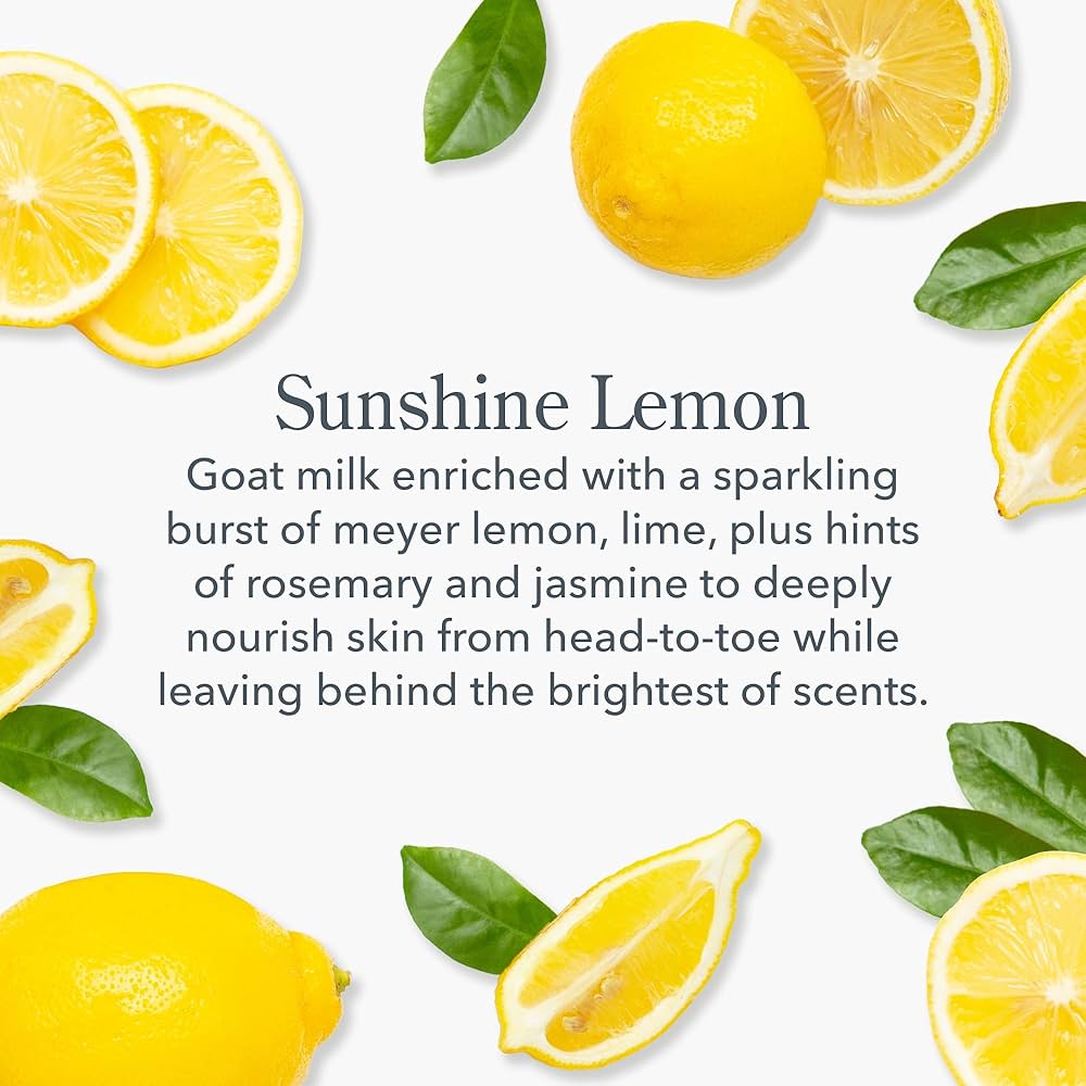 Beekman 1802 Sunshine Lemon Lotion, Soap, and Whipped Body Cream Set
