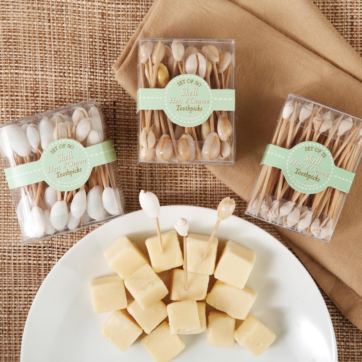 Seashell Hors D'Oeuvre Pick in Gift Box