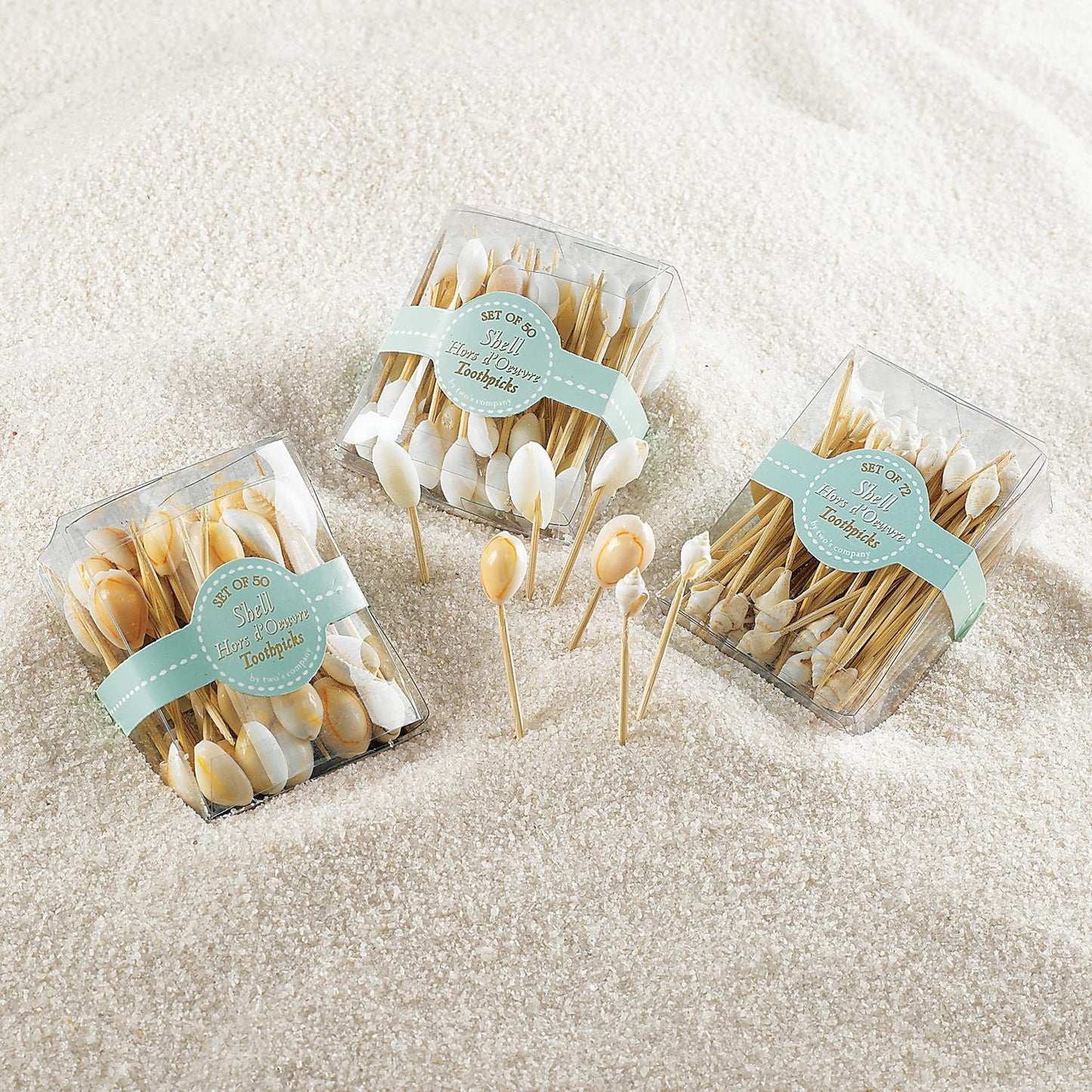 Seashell Hors D'Oeuvre Pick in Gift Box