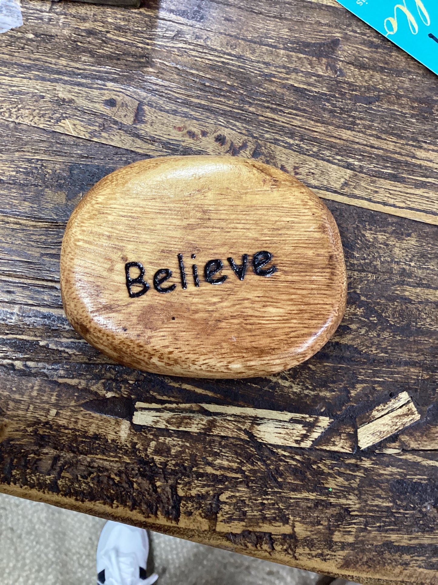 Inspirational Word Wood