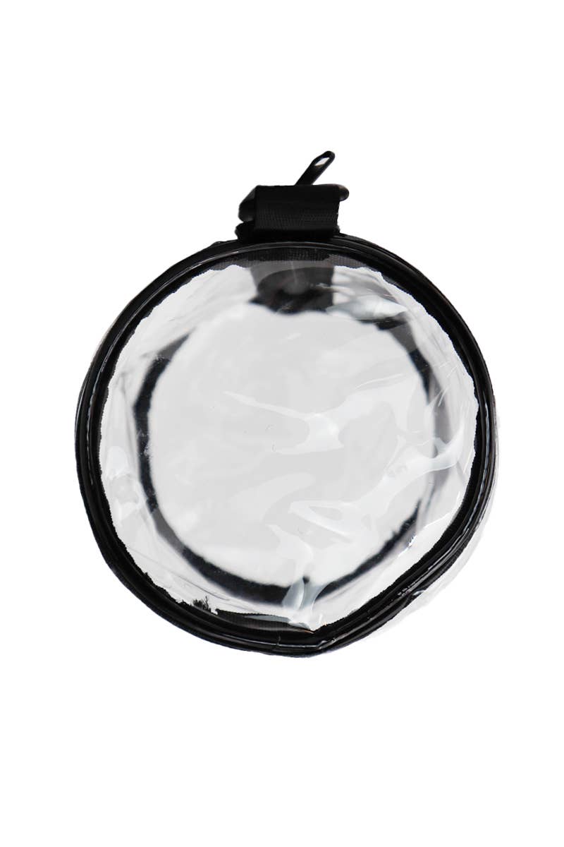 Transparent Clear PVC Duffel Crossbody Barrel Bag
