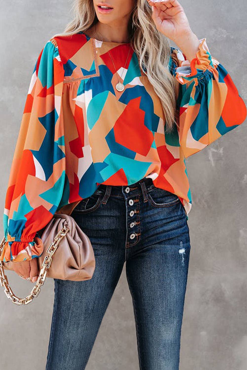 Multicolor Printed Blouse