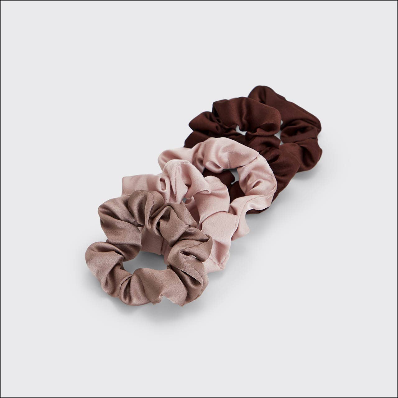 Satin Sleep Scrunchies - 5 Piece