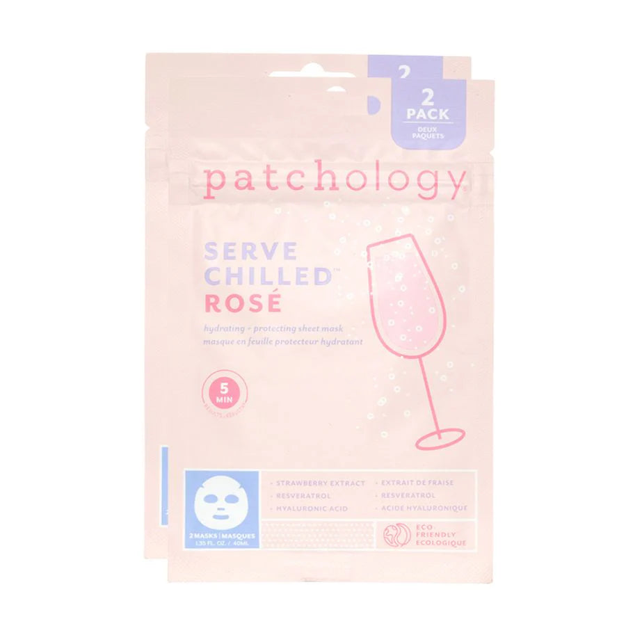 Serve Chilled Rosé Sheet Mask
