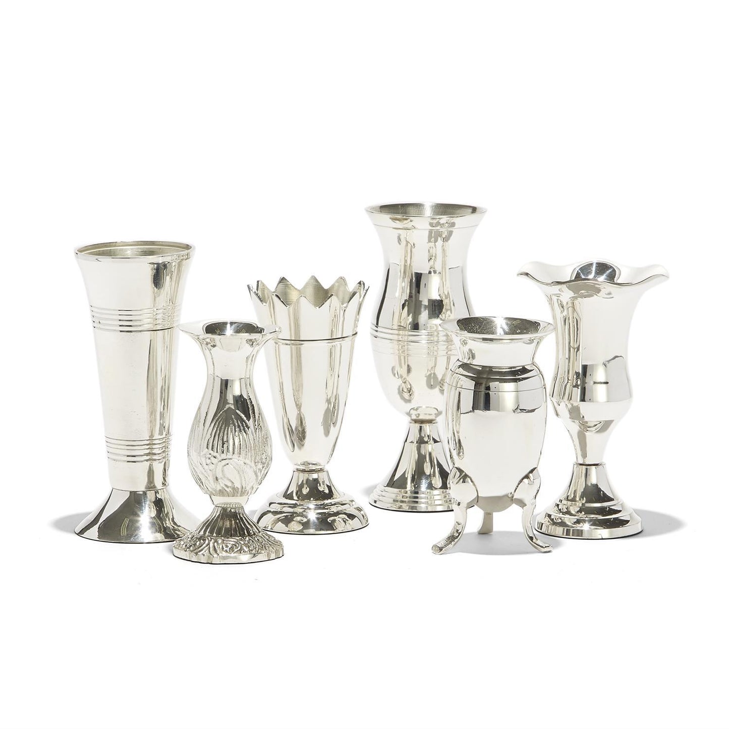 Queen Anne's Vase - Silver-Plated Brass