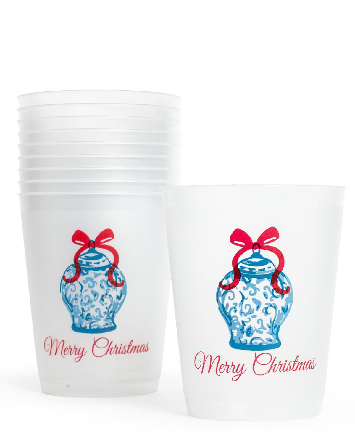 Chinoiserie Merry Christmas Party Cups