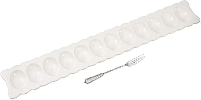 Deviled Egg Tray with Serving Fork
