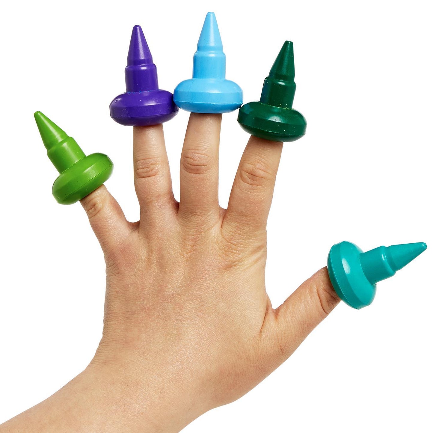Rainbow Stack Finger Crayon Set in Gift Box