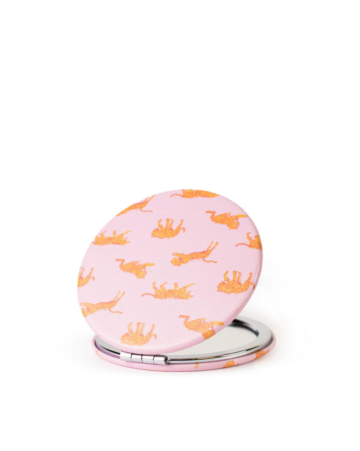 Tiger Walk Pocket Mirror