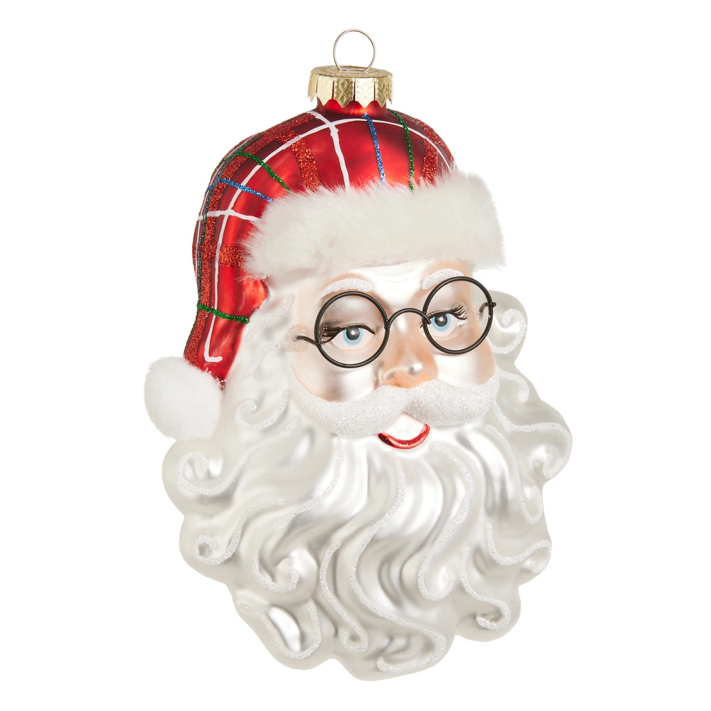 6.5" Santa Head Ornament