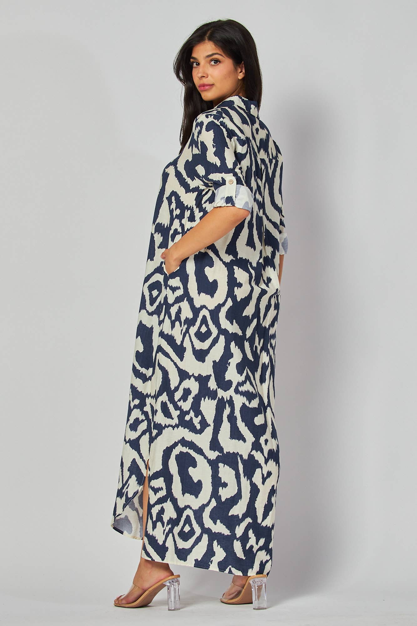 Navy Fall Maxi