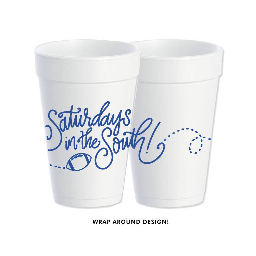 Saturdays in the South (6 colors) | Game Day Foam Cups
