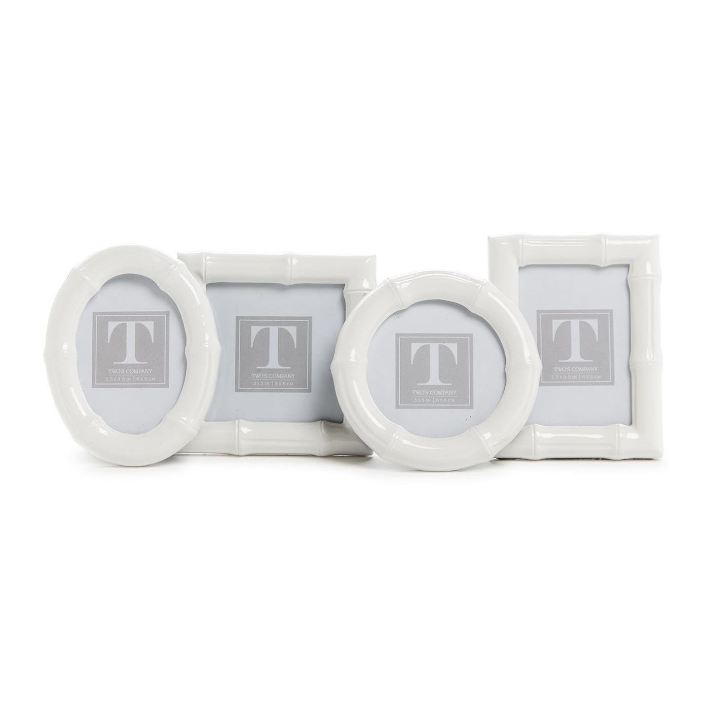Two's Company High Gloss Faux Bamboo Picture Frame