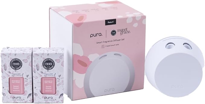PURA + Bridgewater Candle Smart Home Diffuser Set - Sweet Grace Lovers Set