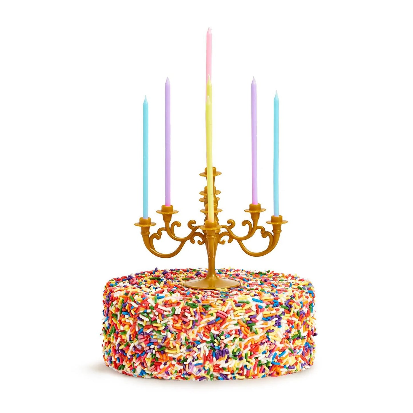 Two's Company Candelabra Cake Topper