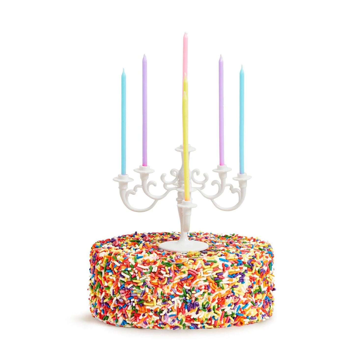 Two's Company Candelabra Cake Topper