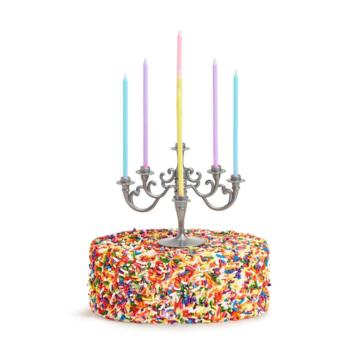 Two's Company Candelabra Cake Topper