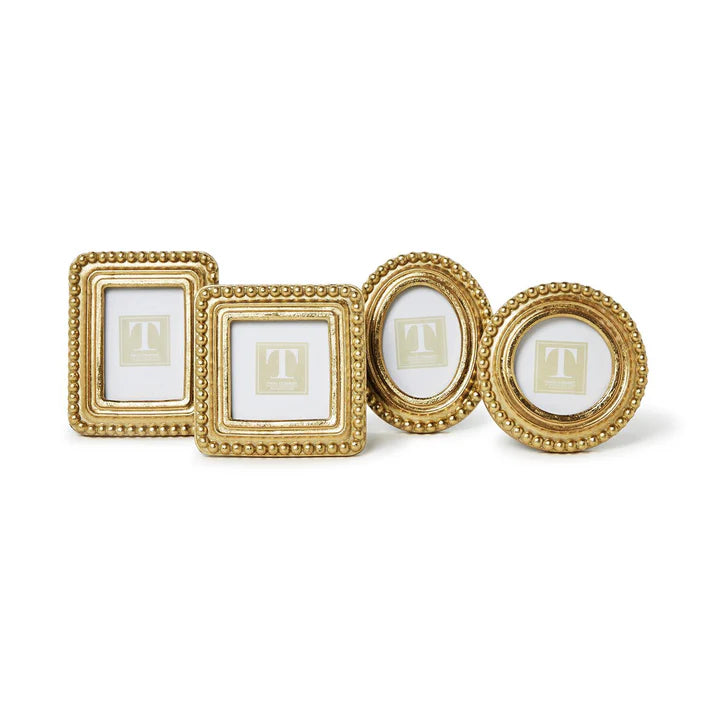 Two's Company Beaded Texture Mini Photo Frame