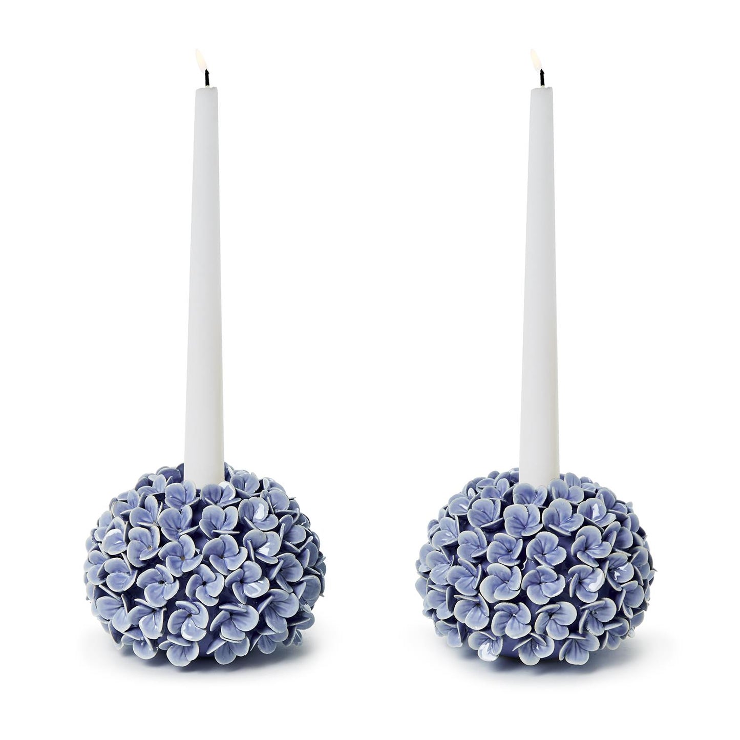 Hydrangea Flower Bud Vase / Taper Candle Holders