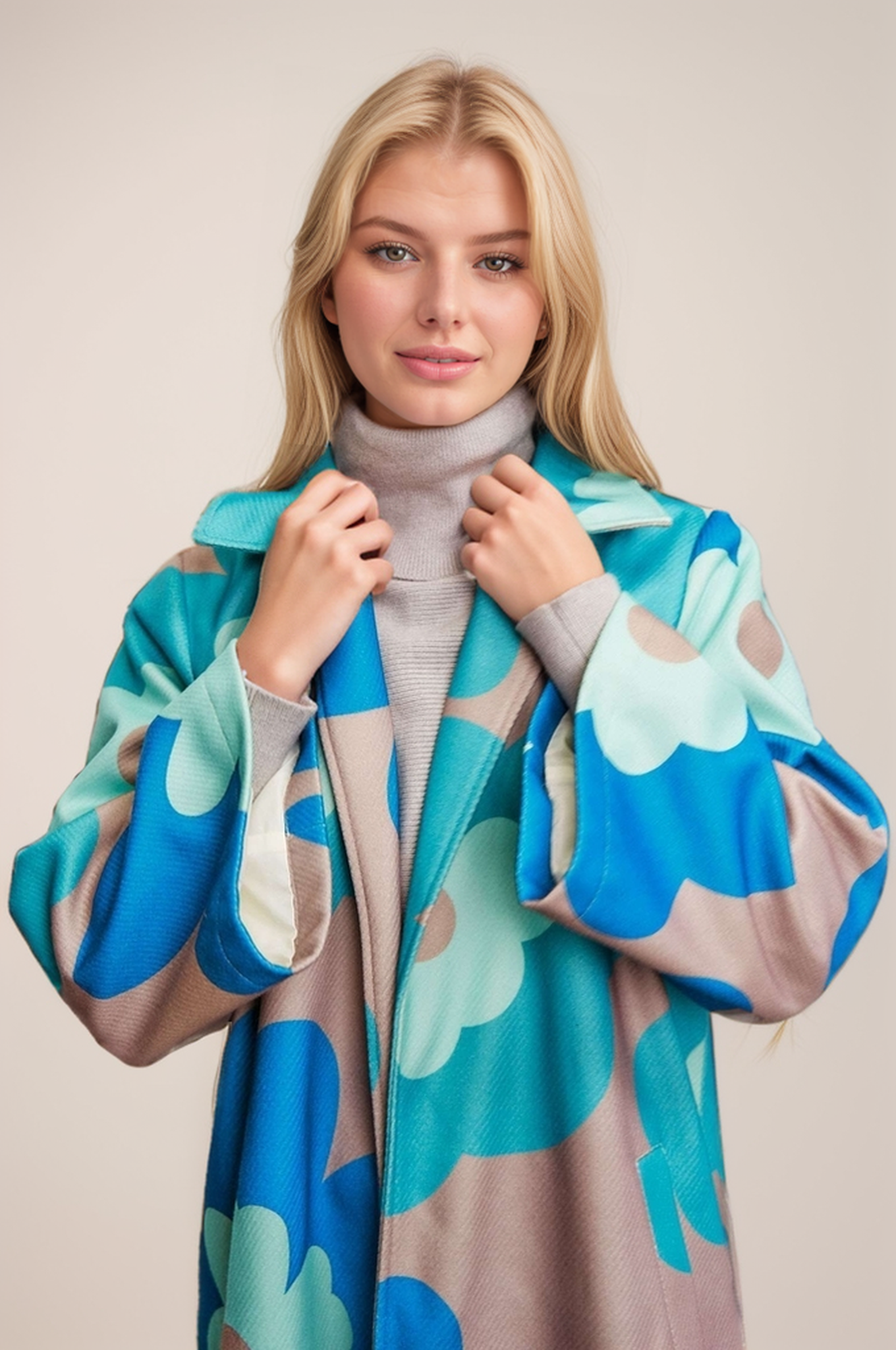 Retro Floral Coat