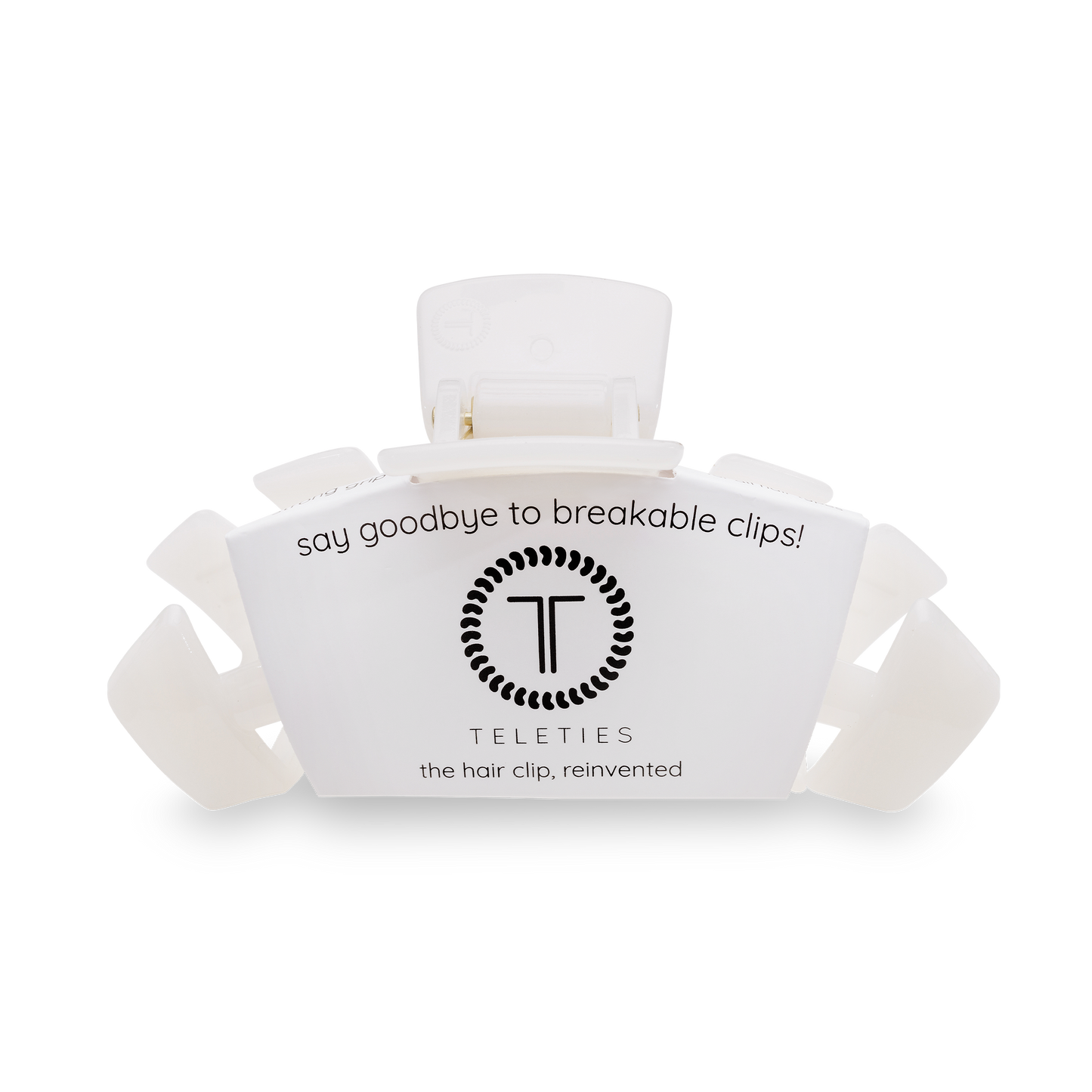 Teleties - Classic Coconut White Large Hair Clip