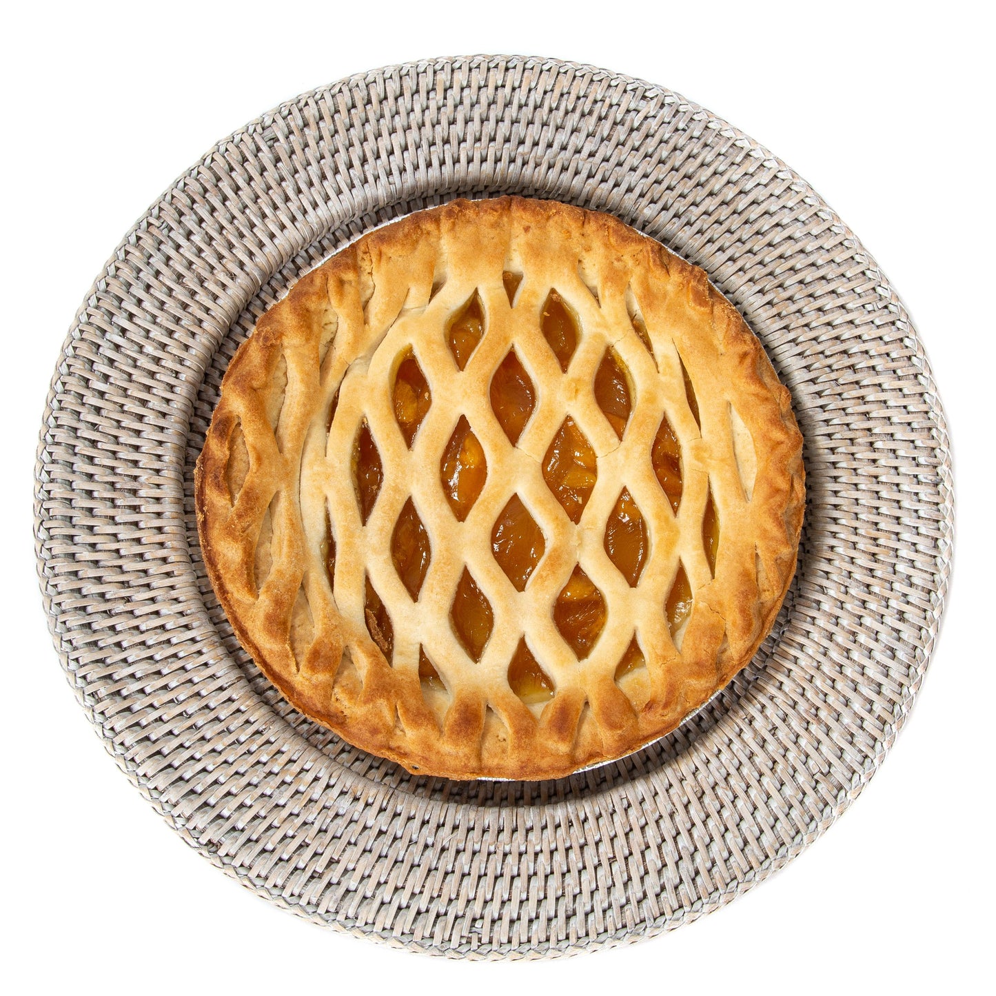 Rattan Open Weave Charger