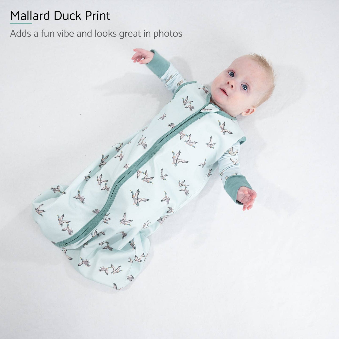 Quackin'Up Mallard Duck Sleep Sack, 100% Organic Cotton