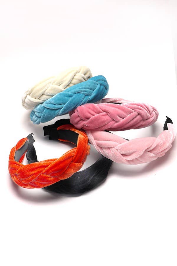 Velvet Braided Headband