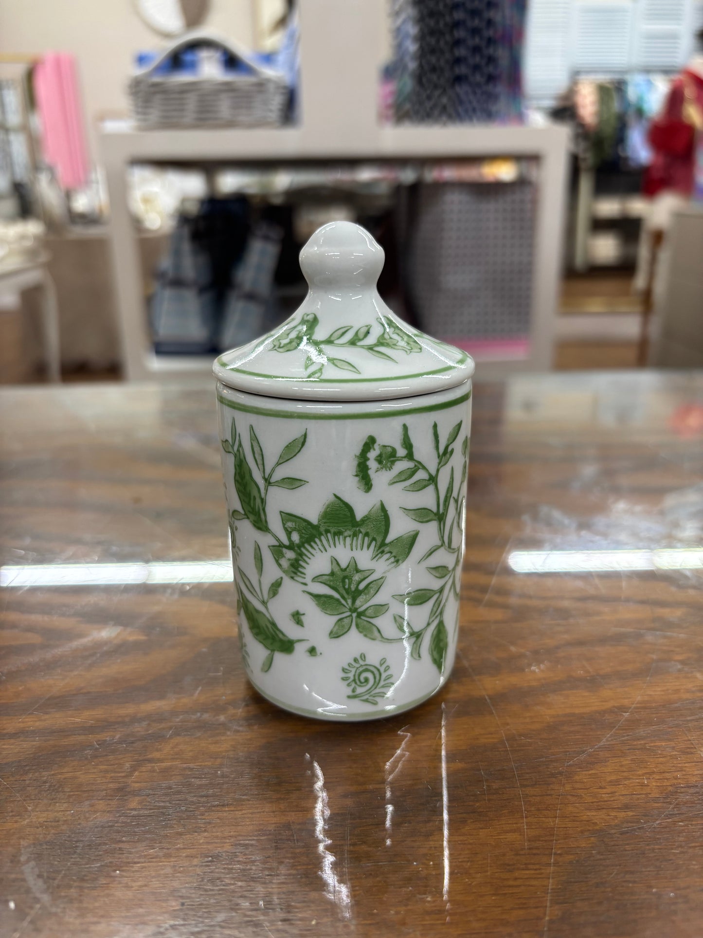 Hazel Mazel green spice jar