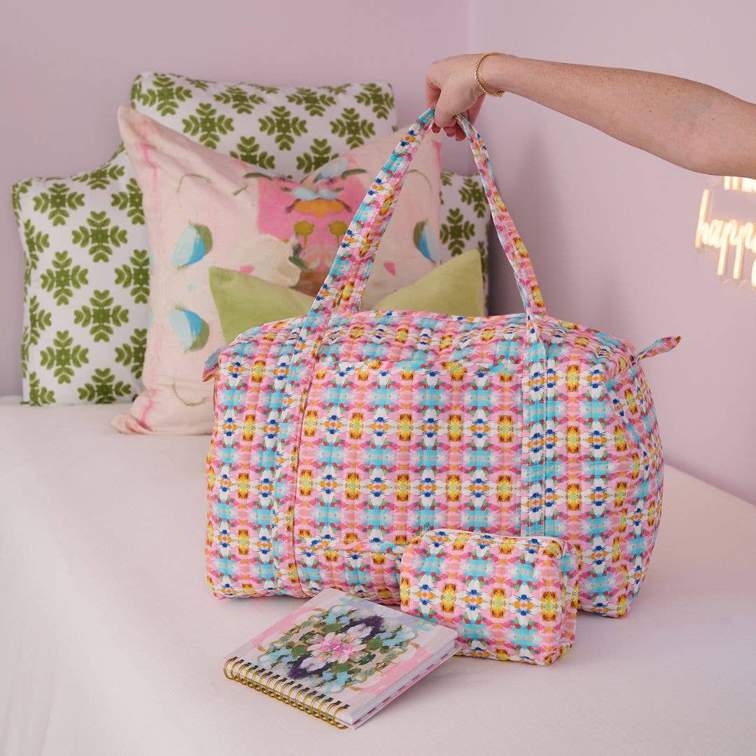 Sumner Pink Weekender Duffle Bag