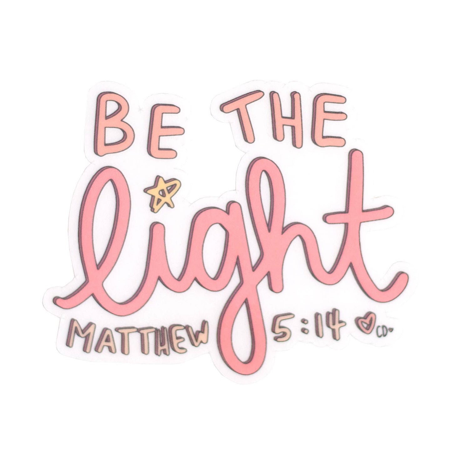 Be The Light Decal Sticker