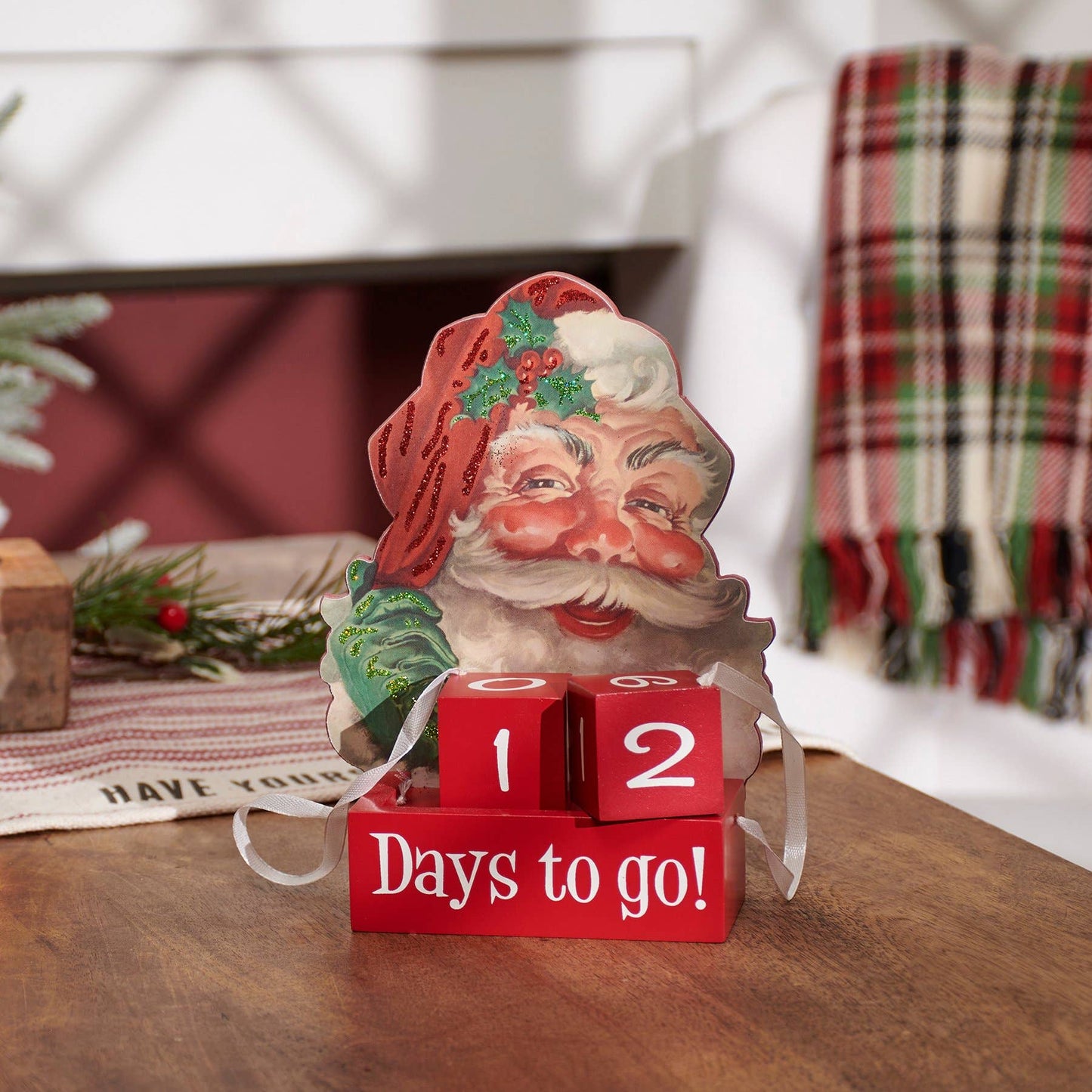 Santa Days To Go Block Countdown