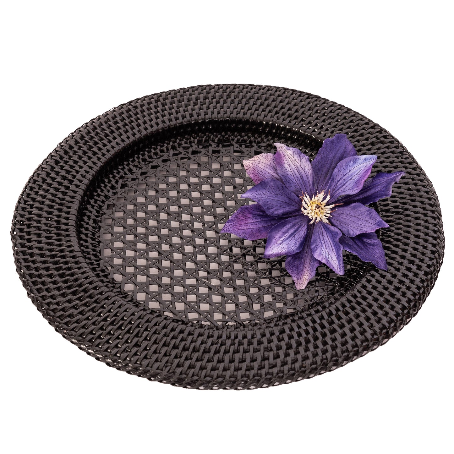Rattan Open Weave Charger