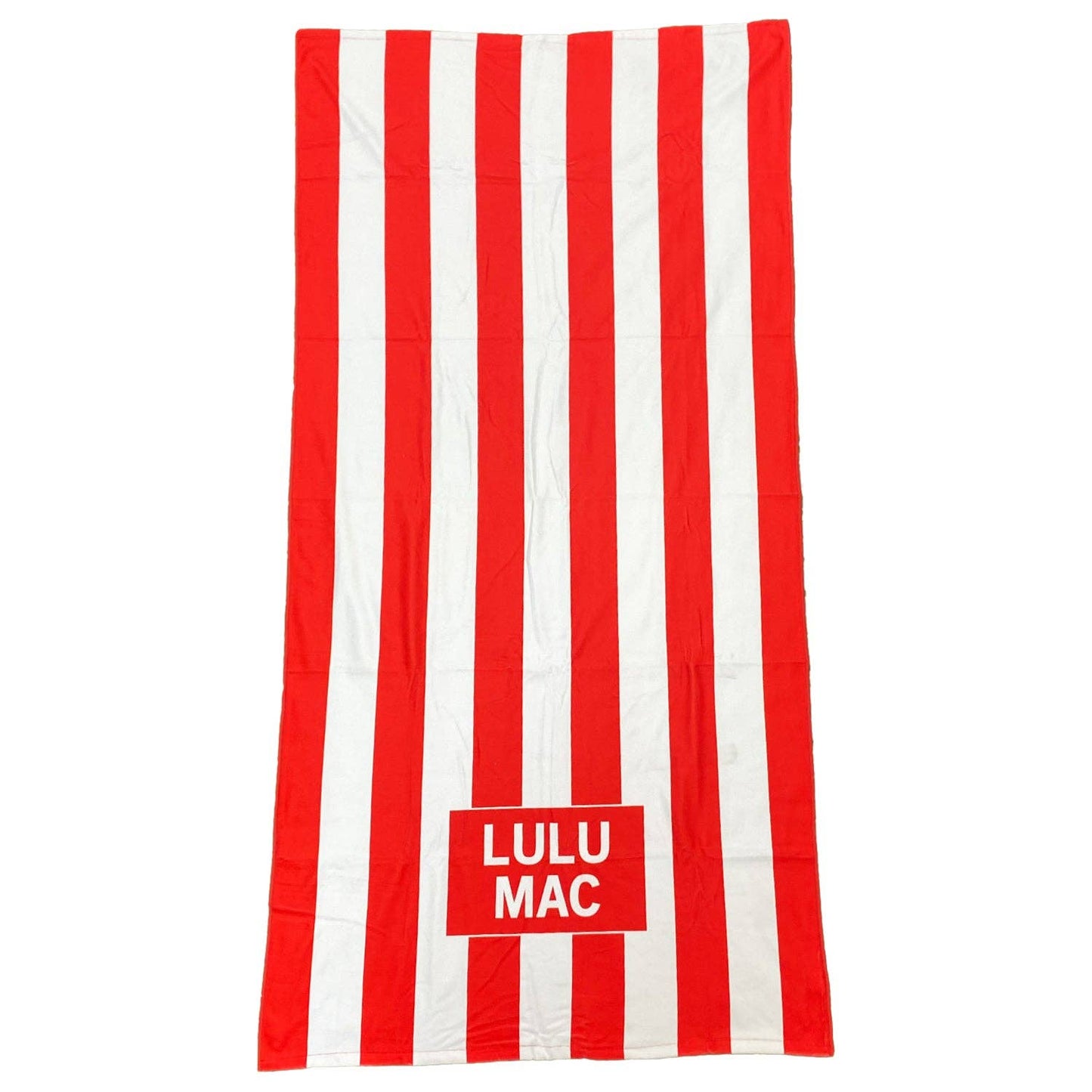 Red Darby Beach Towel