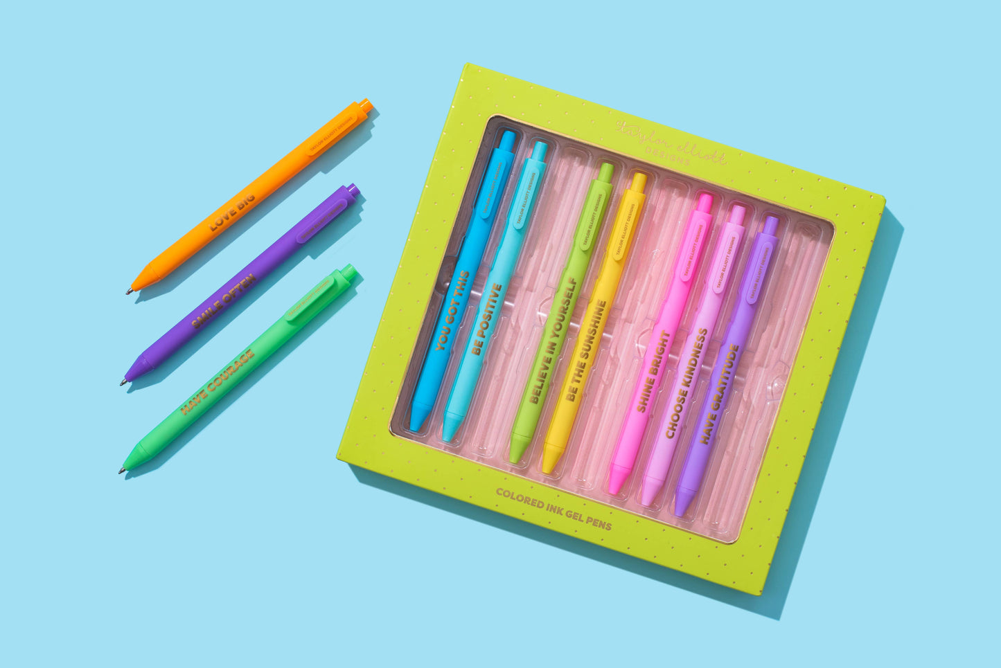 Gel Pen Set - Motivational - 10 Piece Set