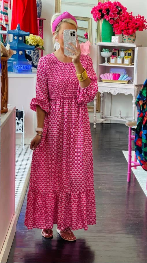 Smocked Maxi Dress
